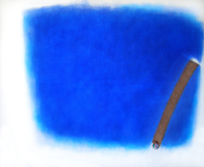 Oblak z modrého pole