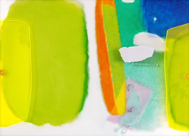 V zahradě - sama s oblakem