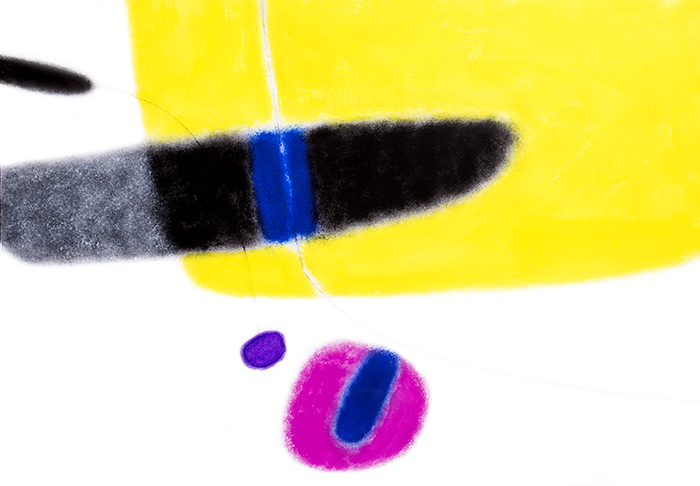 Dotýkáním  žloutne