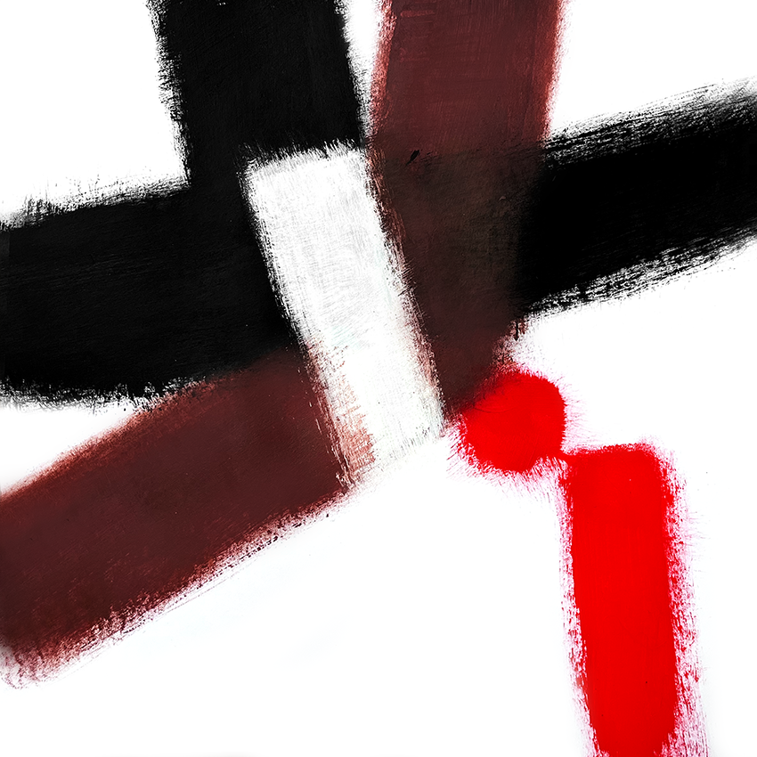 Malé projevení ve čtverci / Small manifestation in Square-study for triptych